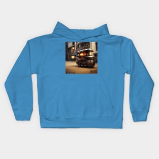 Steampunk Tokyo Ramen Cart Kids Hoodie